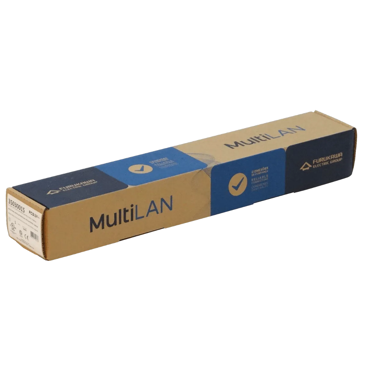 Patch panel Furukawa PP624FM 24 puertos RJ45 Cat6 U/UTP Multilan 1U 4