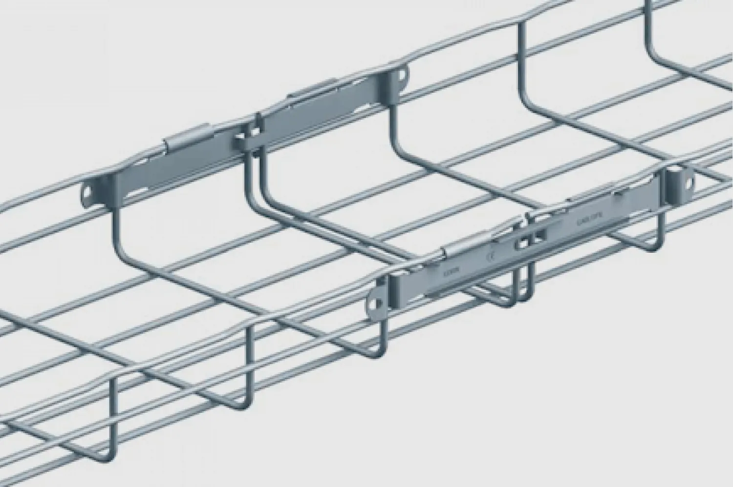 Conector F LinkChip ESCAM-COF para escalerilla 245x27x15mm 2
