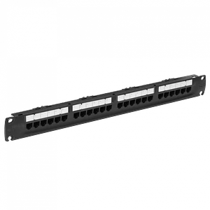 Patch panel Furukawa PP624FM 24 puertos RJ45 Cat6 U/UTP Multilan 1U