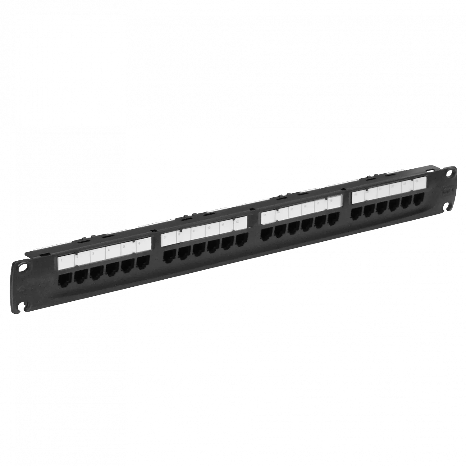 Patch panel Furukawa PP624FM 24 puertos RJ45 Cat6 U/UTP Multilan 1U 1