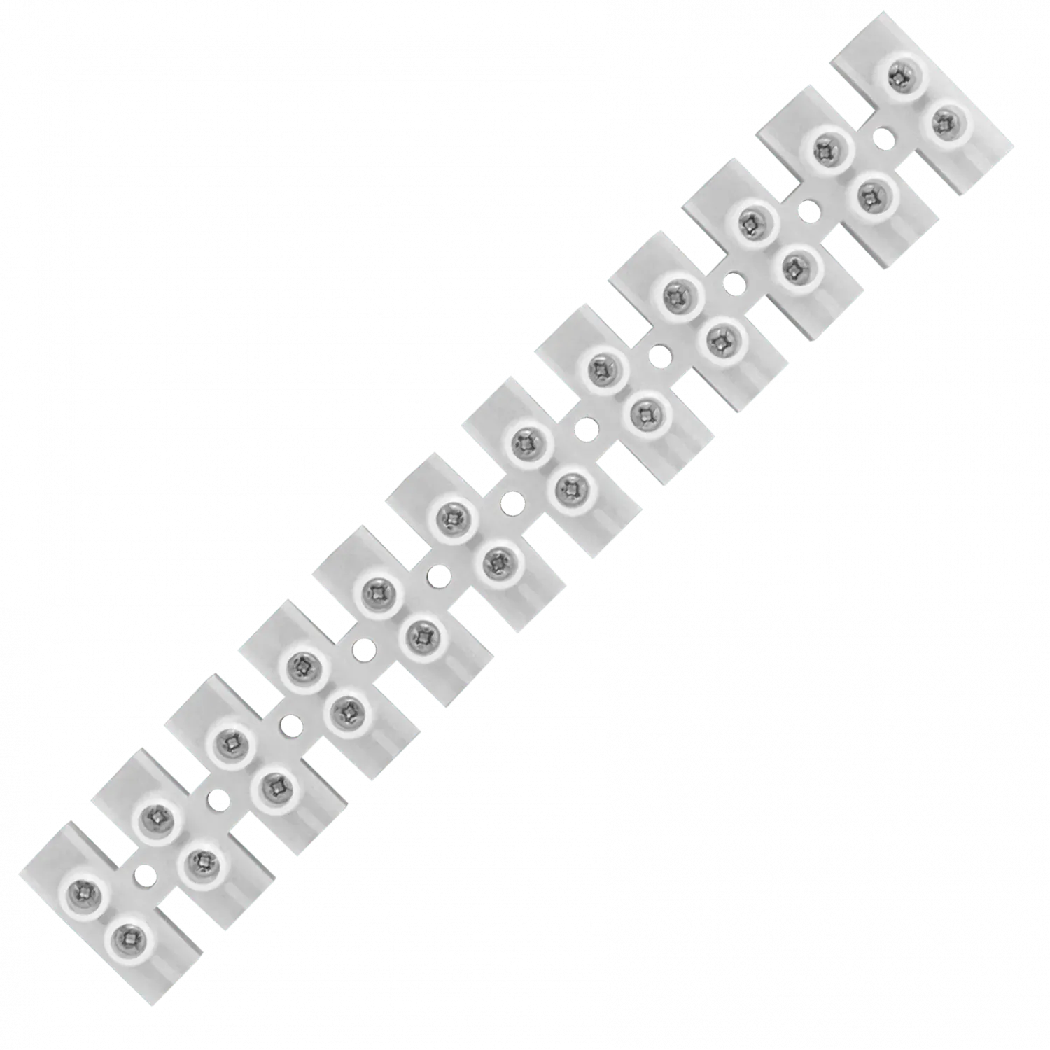 Regleta-Tornillo 380V 100A-Max 226x35x29mm 100-Ampere 21,2mm2 12-Pares  2