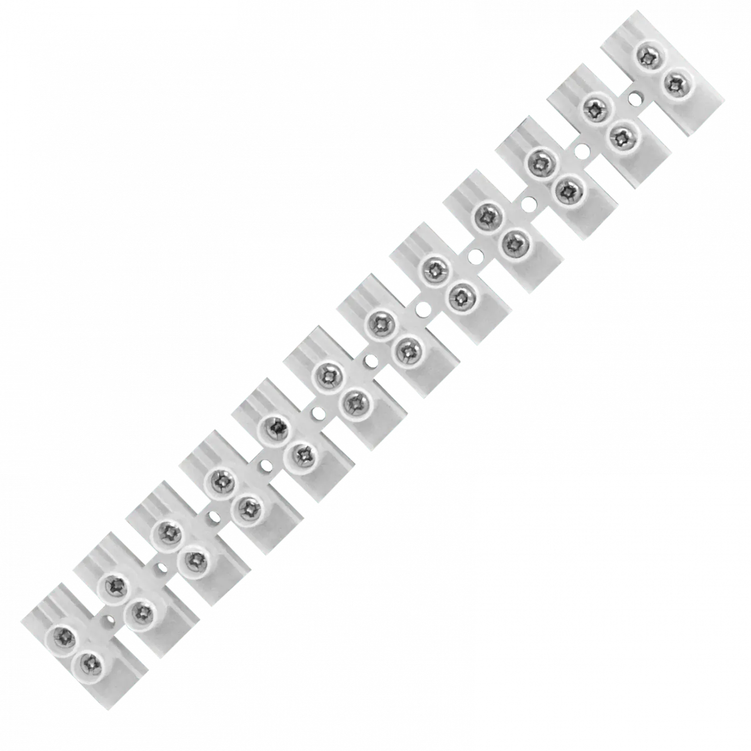 Regleta-Tornillos 380V 60A-Max 180x26x22mm 60-Ampere 13,3mm2 12-Pares  2