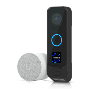 Timbre Inteligente con PoE y Cámara Dual G4 Doorbell Pro PoE Kit, Mic y altavoz integrados, Negro