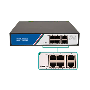 Switch 4-100-PoE-af 2-100 100-40VAC 78W C13 ZX-G0402FN