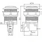 Interruptor Pulsador Arcade Azul 27mm NA N/A SPST 2-pin - Miniatura 5