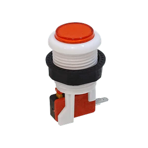 Interruptor Pulsador Arcade Rojo 27mm NA N/A 2-pin