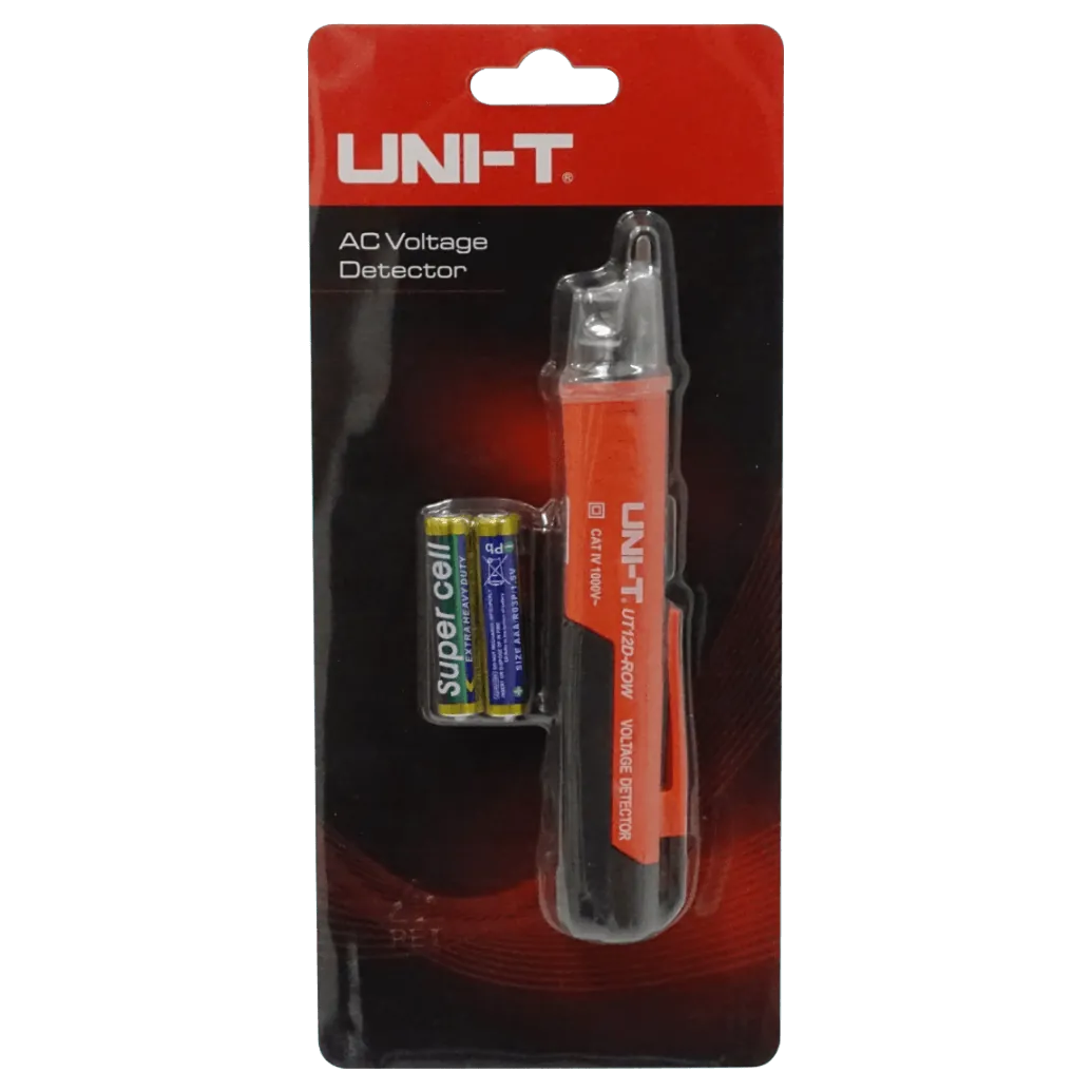 Lápiz Detector de Voltaje UNI-T UT-12A, Sin Contacto, 90-1000VAC  2