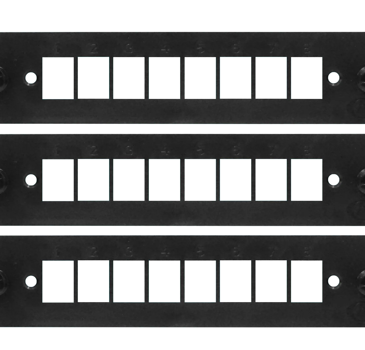 Placas LGX Furukawa CFR-3X 3x8 posiciones plasticas para DIO B48 3
