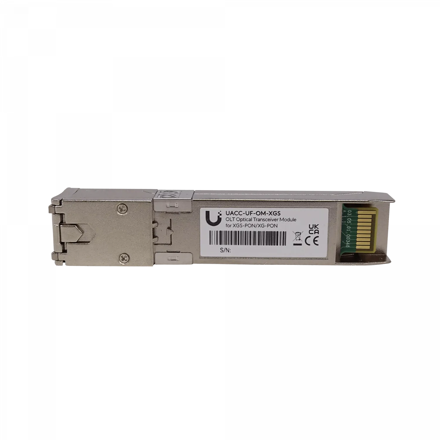 Módulo SFP XGPON 10G y 2.5G, 20km, SC/UPC, Longitud de Onda 1270/1577nm, Ubiquiti UACC-UF-OM-XGS 2