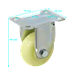Rueda 3-pulgadas Blanca Fija Soporta-30Kg 65x95x105mm - Miniatura 2