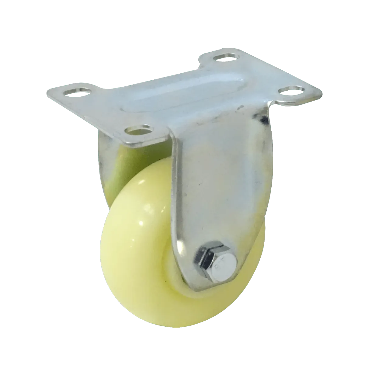 Rueda 3-pulgadas Blanca Fija Soporta-30Kg 65x95x105mm 3