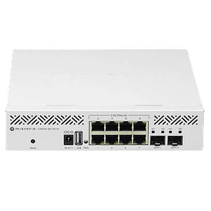 Switch MikroTik CRS310-8G+2S+IN 8x 2.5G + 2x SFP+ 10G USB Rack RouterOS L5