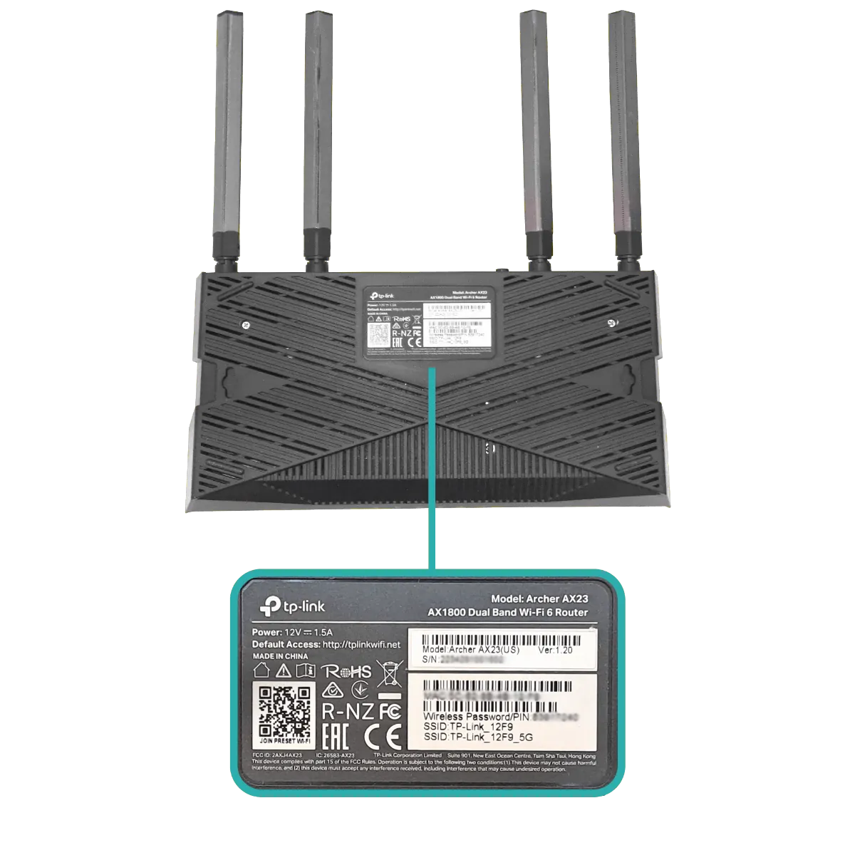 Router TP-Link Archer AX23 Wi-Fi 6 de doble banda AX1800 3