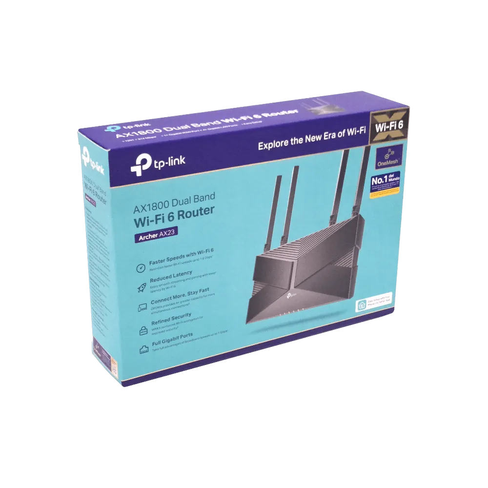 Router TP-Link Archer AX23 Wi-Fi 6 de doble banda AX1800 5
