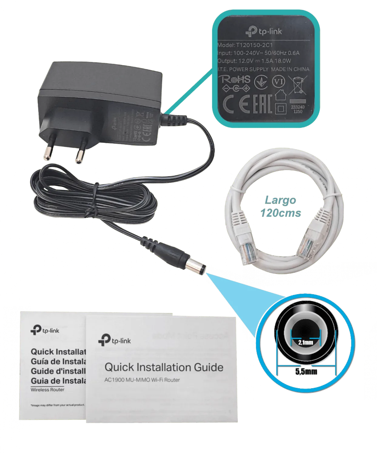 Router WiFi AC1900 MU-MIMO TP-Link Archer C80 - 1xWAN Gigabit, 4xLAN Gigabit, Beamforming 4