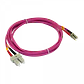 Jumper Fibra 50/125um 3,0mm LSZH 3mt LC-SC OM4 MultiModo MM Duplex  - Miniatura 3