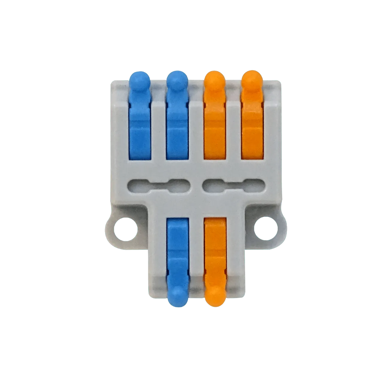 Regleta de Conexión de 2 a 4 Conductores, 32A 250V, AWG28-14, 0.08-2.5mm², D2-4   3