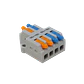 Regleta de Conexión de 2 a 4 Conductores, 32A 250V, AWG28-14, 0.08-2.5mm², D2-4   - Miniatura 4