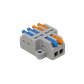 Regleta de Conexión de 2 a 4 Conductores, 32A 250V, AWG28-14, 0.08-2.5mm², D2-4   - Miniatura 1