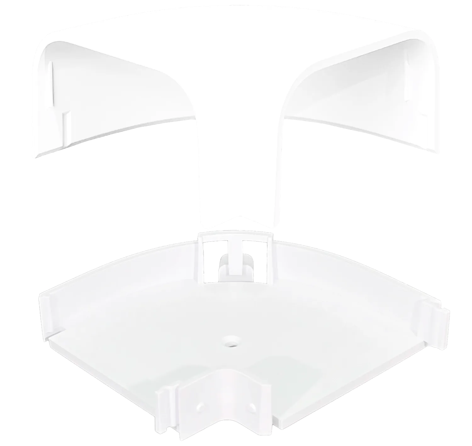 Soporte Ubiquiti UACC-CRE - Ángulo Plano 68.4x38.8mm, Blanco, Raceway para UDW Dream Wall 5
