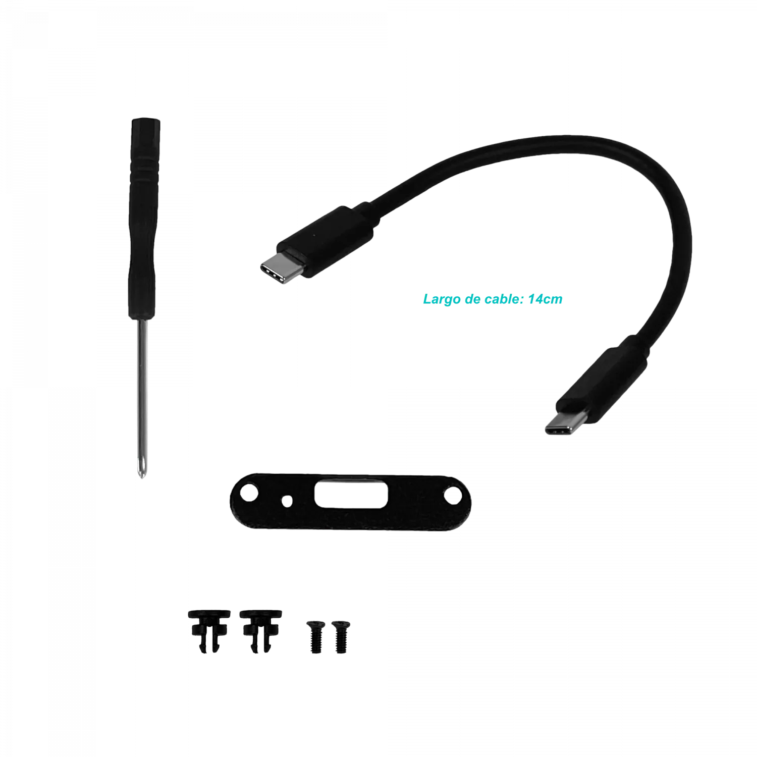 Carcasa USB 3.1 Gen 2 para SSD M.2 NVMe - 10 Gbps, Aluminio, Incluye Cables, Transforma SSD M.2 NVMe 5