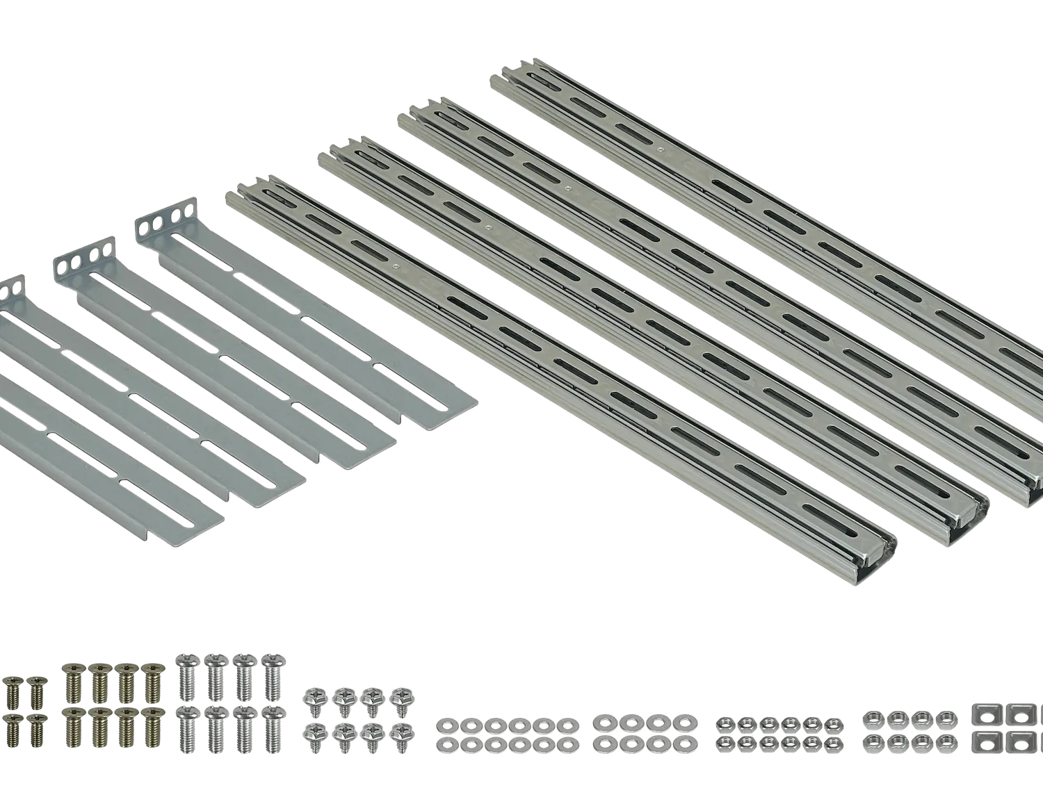 Riel de Rack Deslizable, 1U, Fondo Ajustable 490-750mm, Longitud 450mm 3