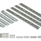 Riel de Rack Deslizable, 1U, Fondo Ajustable 490-750mm, Longitud 450mm - Miniatura 3