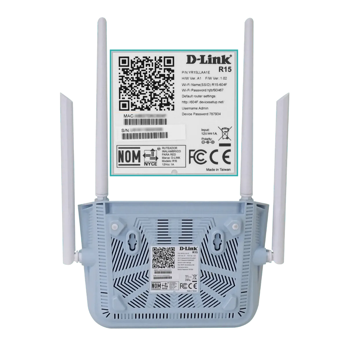 Router D-Link R15 AX1500, Wi-Fi 6, AI, 1.5Gbps, MU-MIMO 6