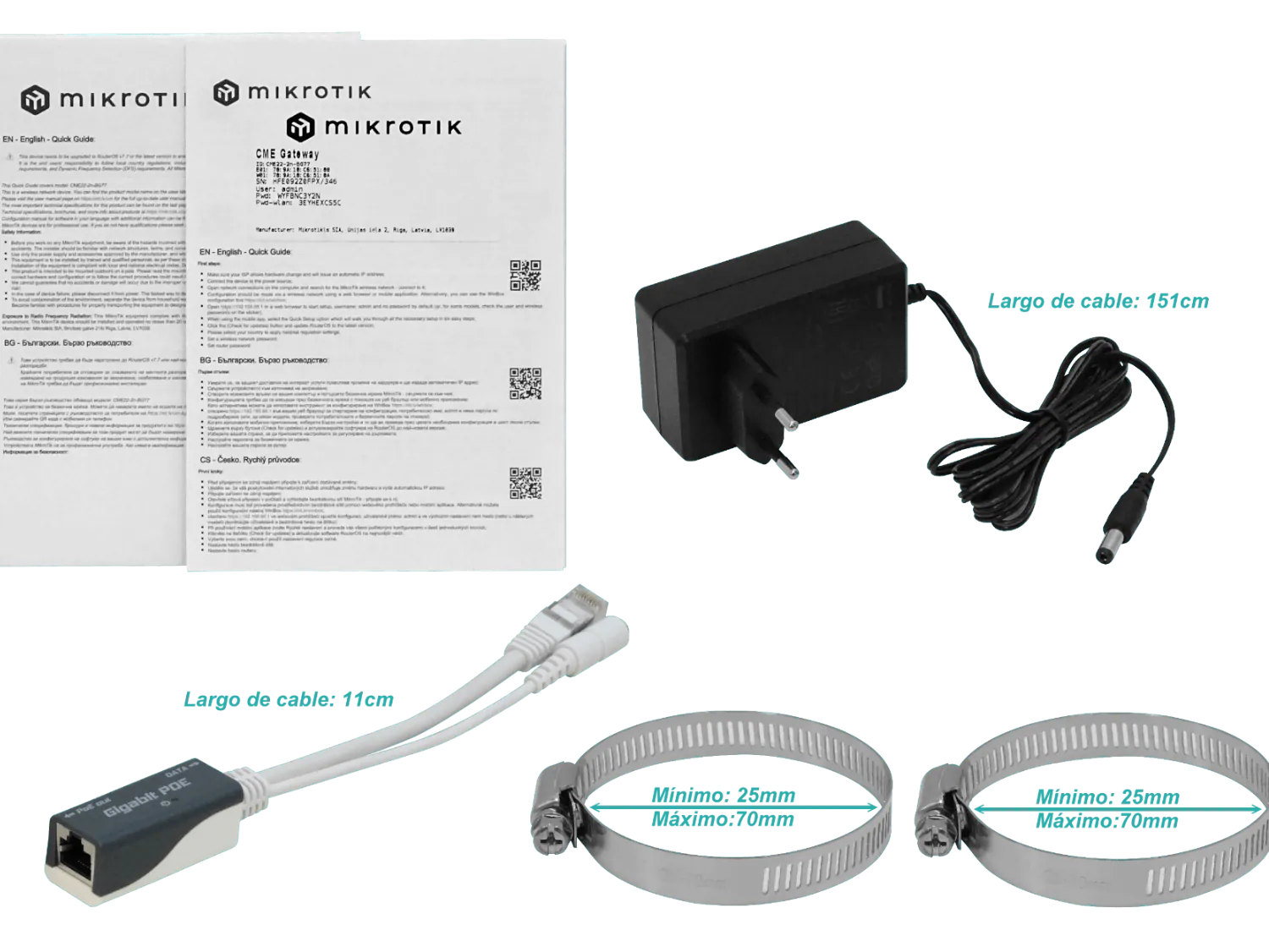 Gateway LTE-Narrow CAT-M MikroTik - IP66, 2.4GHz, Alta Potencia 3
