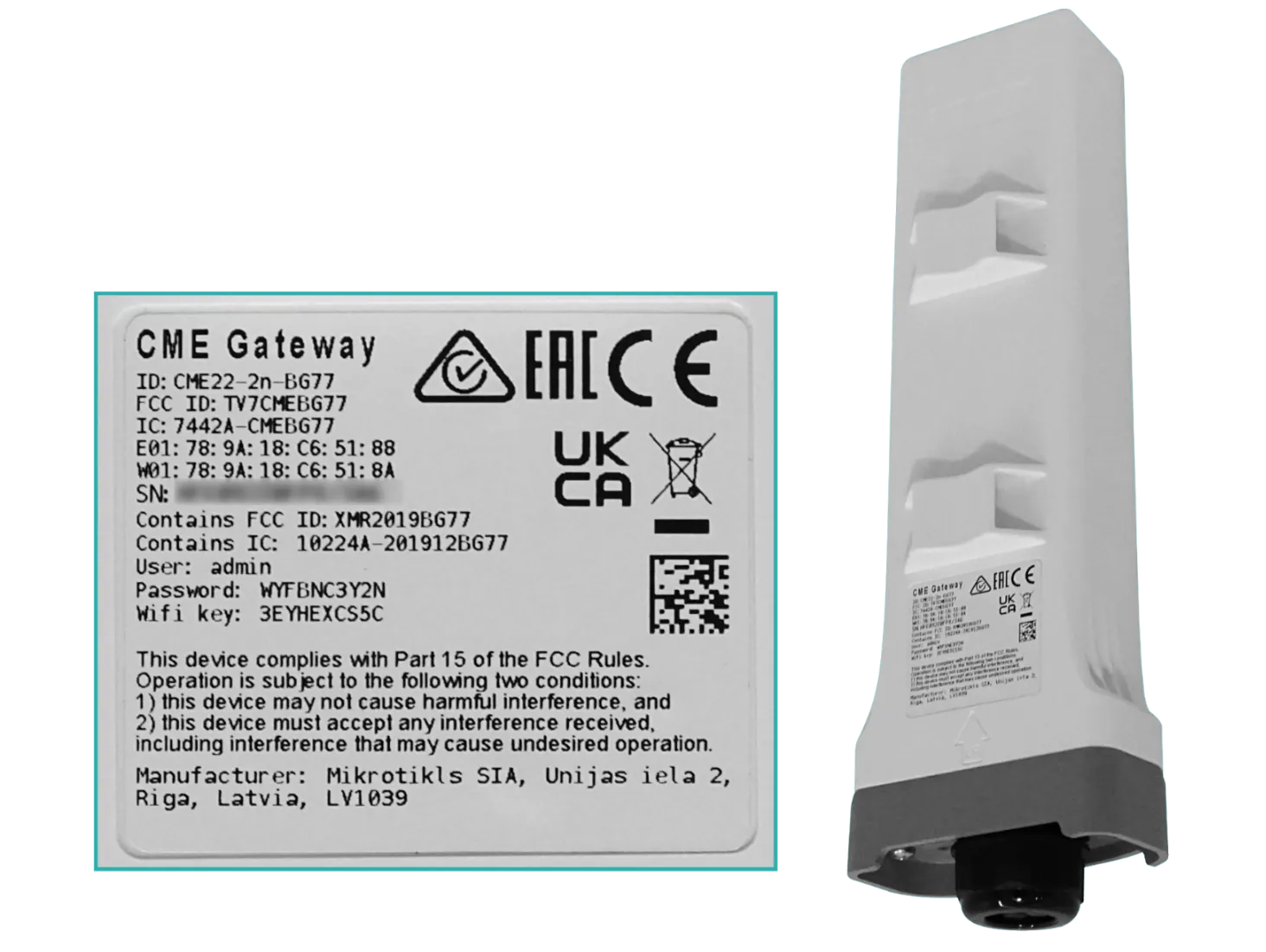 Gateway LTE-Narrow CAT-M MikroTik - IP66, 2.4GHz, Alta Potencia 6