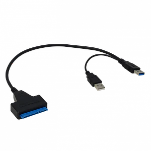 Adaptador SATA 1-USB3.0 DiscoDuro Externo 2,5/3,5 req-12 USB2.0
