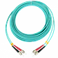 Jumper Fibra 3.0mm 50/125um LSZH 10mt ST-ST OM3 Multimodo MM Duplex  - Miniatura 3