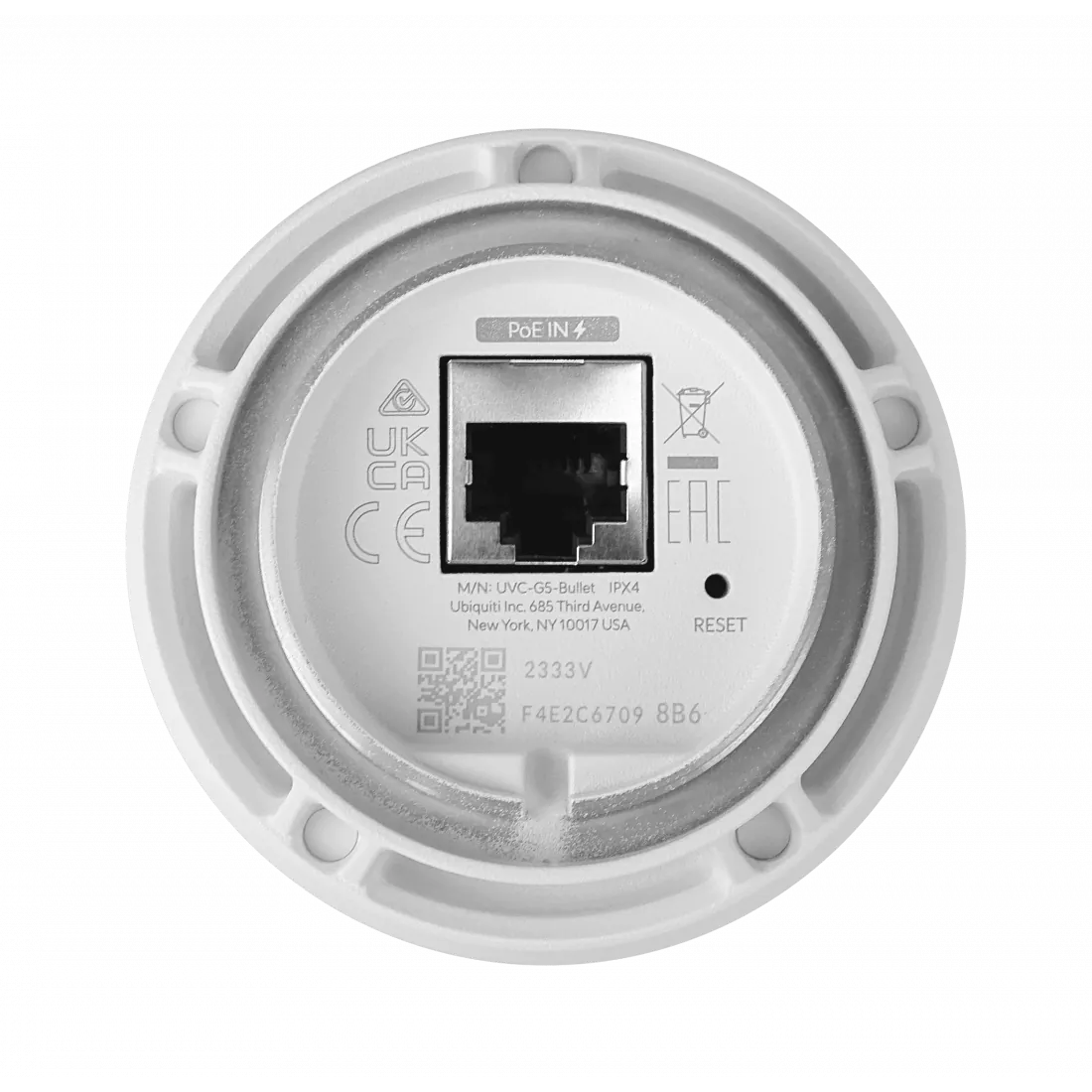 3x Cámara de Vigilancia 2K HD Int/Ext con Detección de Eventos por IA, Ubiquiti UniFi Protect G5 4