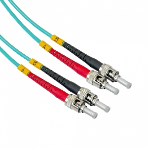 15mt ST-ST OM3 Multimodo MM Duplex Jumper Fibra 3.0mm 50/125um LSZH