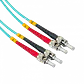 15mt ST-ST OM3 Multimodo MM Duplex Jumper Fibra 3.0mm 50/125um LSZH - Miniatura 1