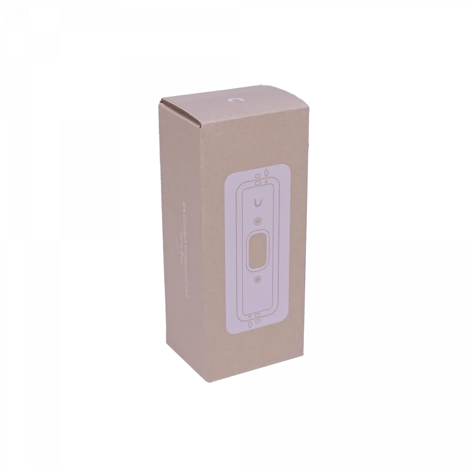 Soporte Montaje Ubiquiti G4-DOORBELL-BOX - Negro, Plano o Angular 25° para UVC-G4-Doorbell-Pro 6