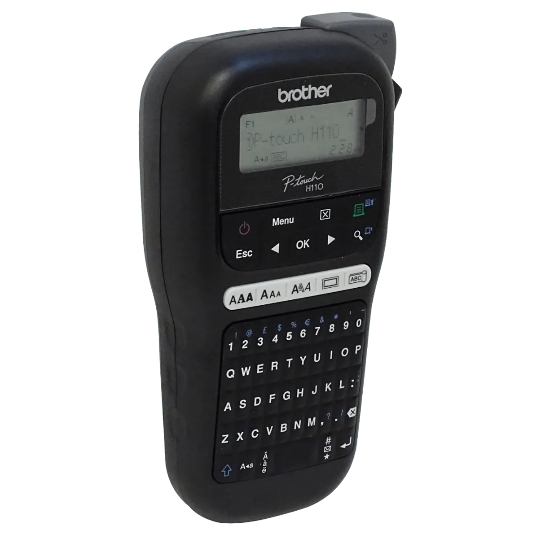 Rotuladora Brother PT-H110BK QWERTY negra TZe 3 5 a 12mm 5