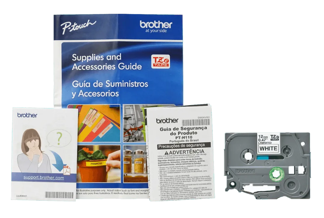 Rotuladora Brother PT-H110BK QWERTY negra TZe 3 5 a 12mm 7