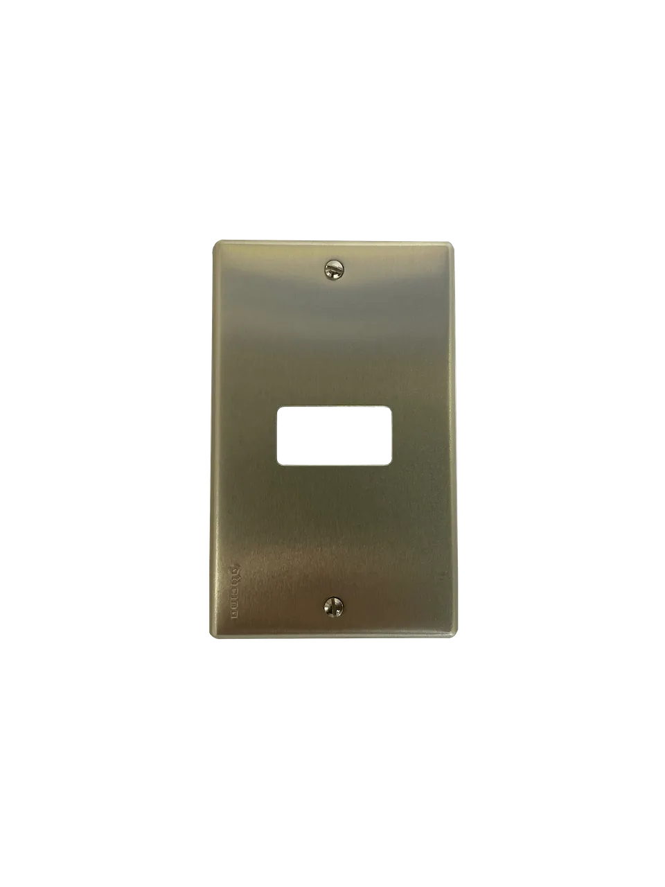 Placa 1 Puesto Modulo Aluminio c/Tornillos BTICINO  3