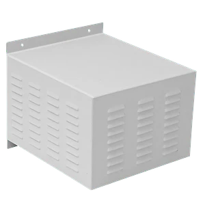 Gabinete Metálico 23x17x26cm para Sirena 30W con Ranuras y Tamper