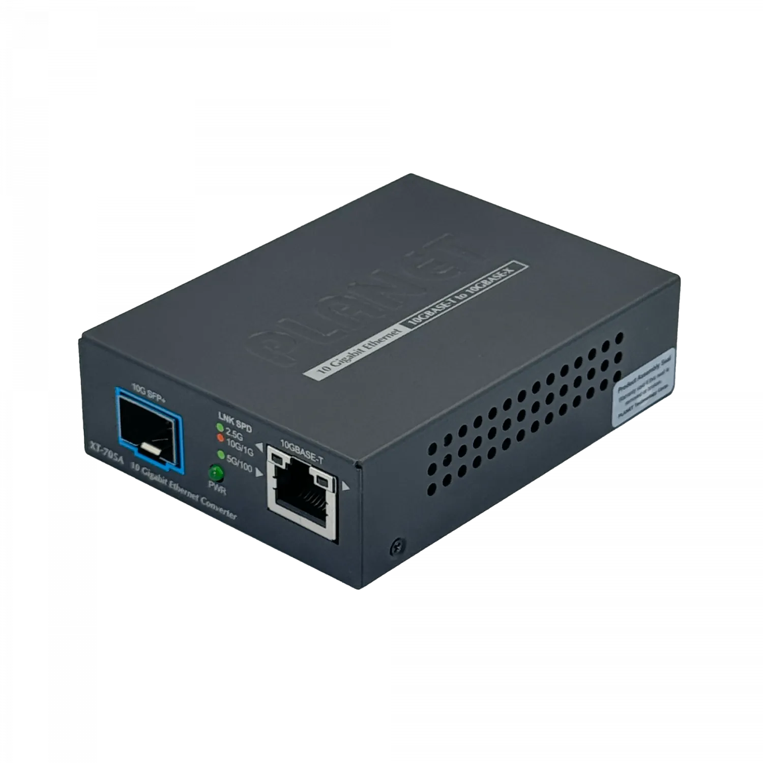Media Converter Cobre No-admin inc-5VDC/2A PLANET 1-10G 1-SFP+10G  2