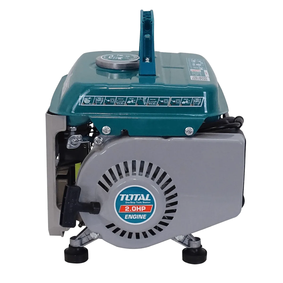 Generador de Gasolina TOTAL TP18001 - 800W, 2HP, 2 Tiempos 1