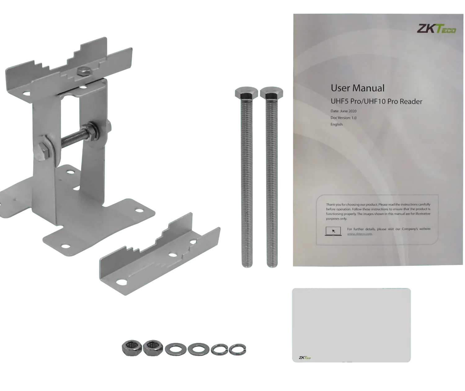 Lector RFID UHF ZKTeco UHF5E-PRO - Antena 9dBi, 865-868MHz, 9-15V DC 3