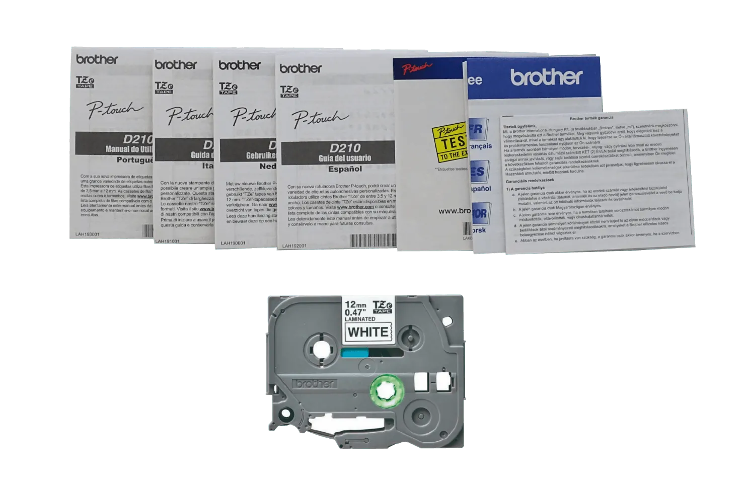 Rotuladora Brother PT-D210 oficina QWERTY TZe 3 5 a 12mm 6