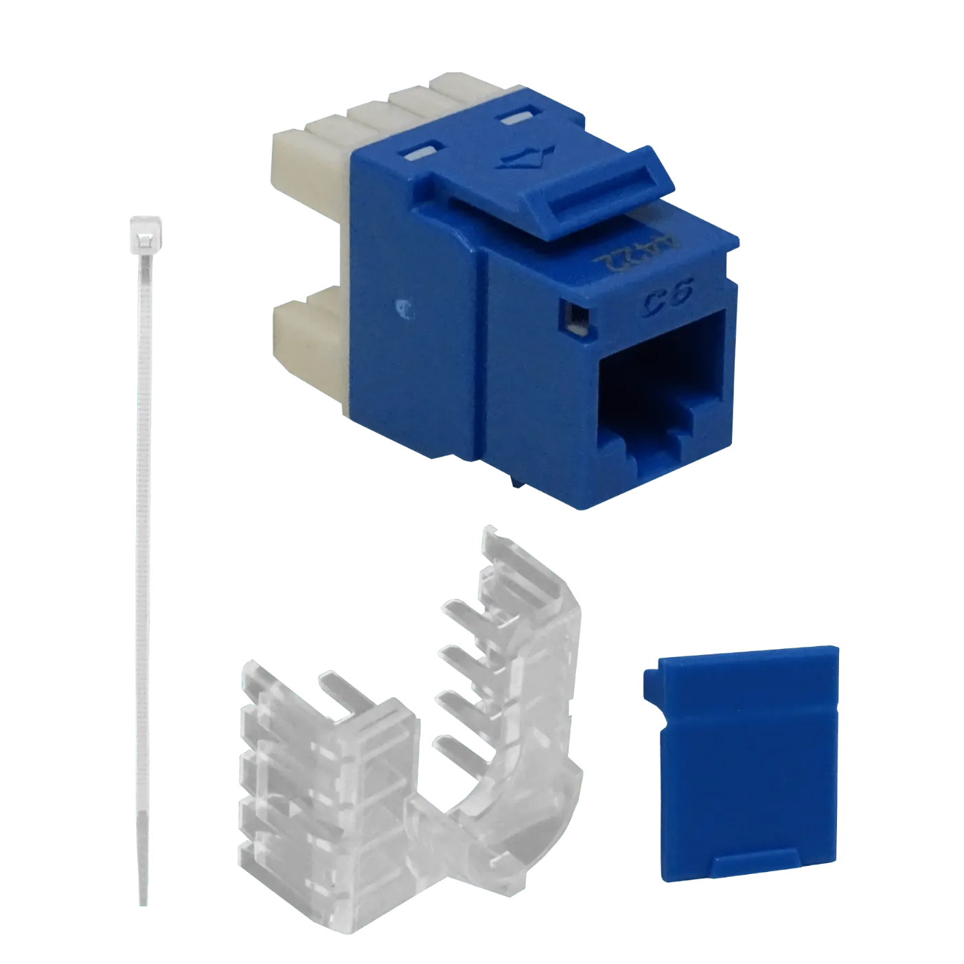 Keystone Furukawa KP6AF Cat6 UTP Multilan hembra RJ45 azul 2