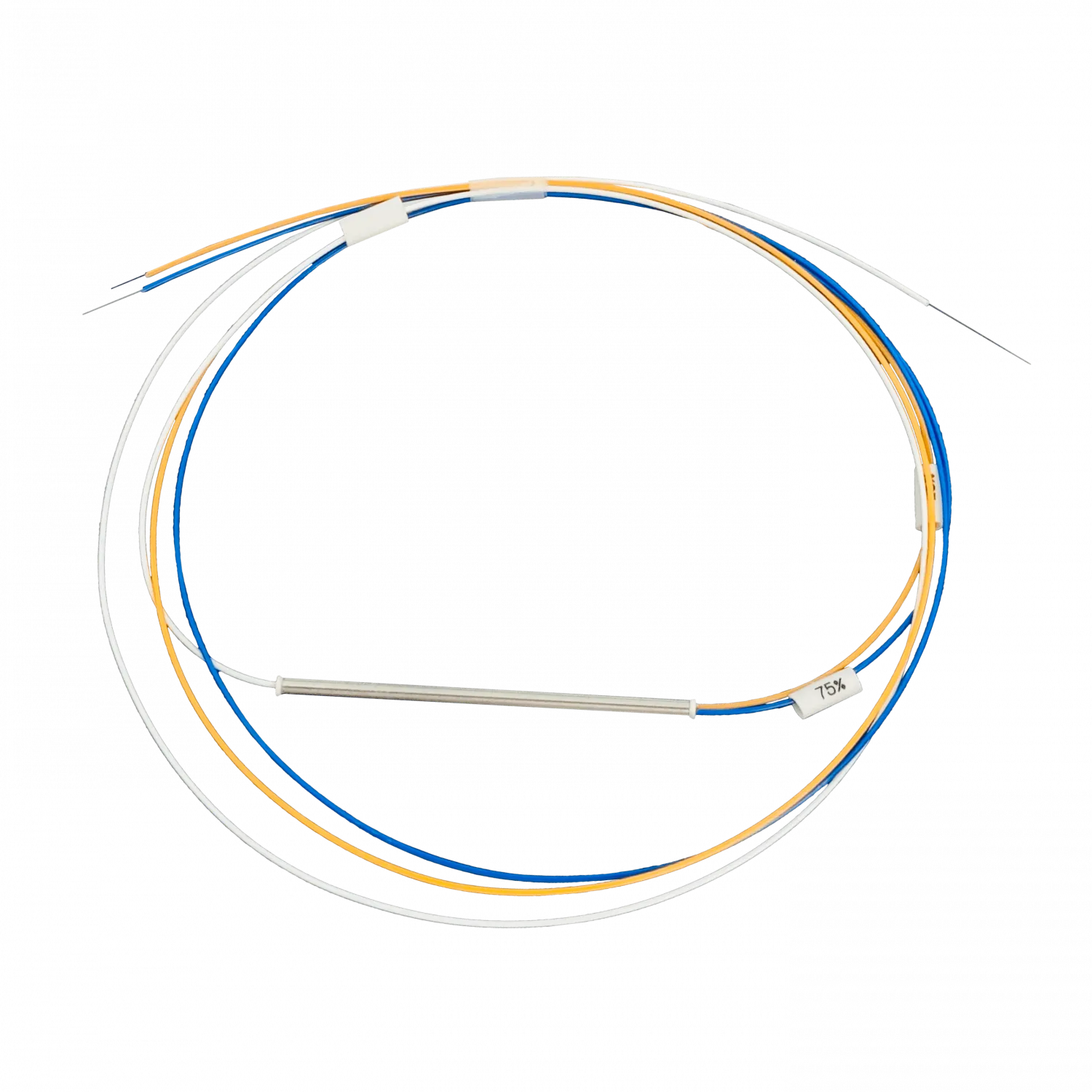 Divisor Splitter XPON XGPON Desbalanceado 1x2 75-25 FBT sin-Conectores  1