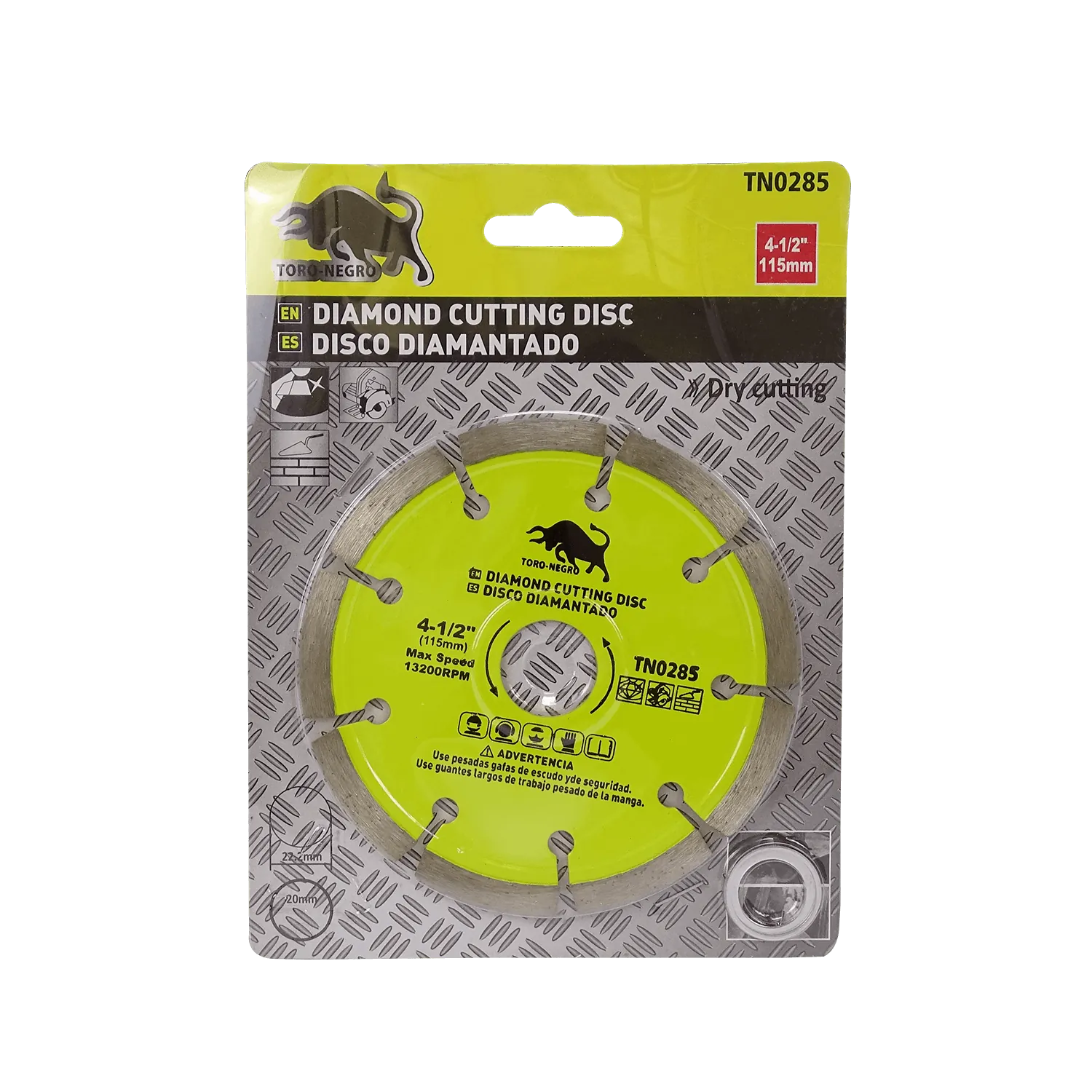 DiscoCorte Segmentado para Concreto 115mm 4 1/2-Pulgadas 2
