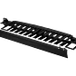 Guia de Cables Furukawa RAD-1F horizontal cerrada plastica para rack 1U - Miniatura 4