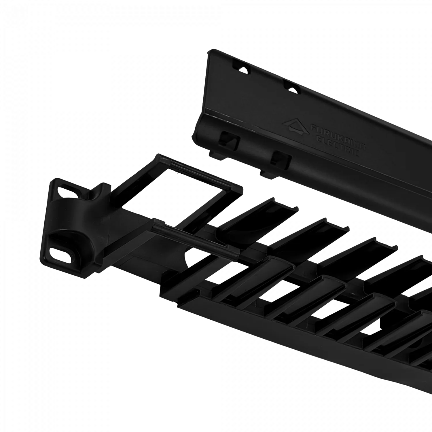Guia de Cables Furukawa RAD-1F horizontal cerrada plastica para rack 1U 6