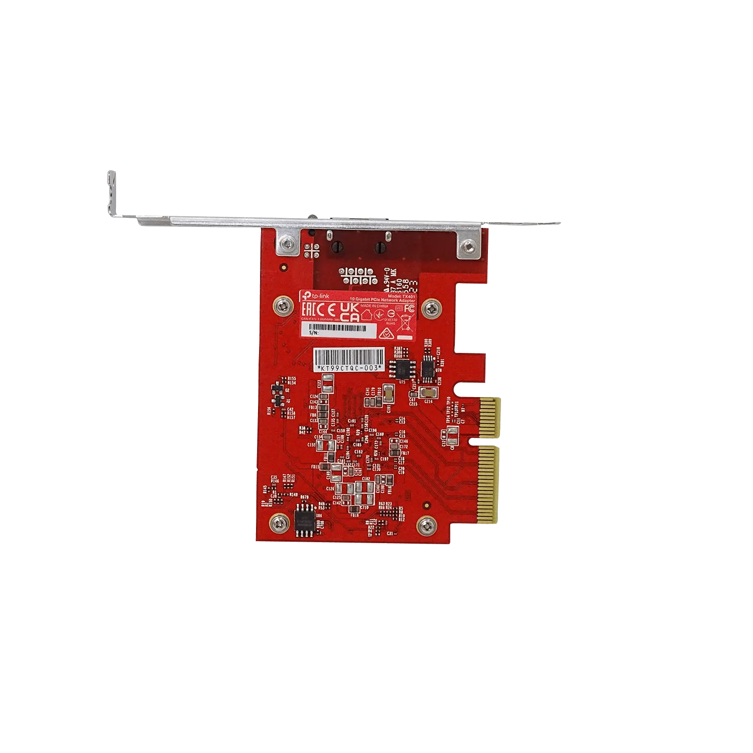 Adaptador de red PCIe 3.0 Slot to 10 Gigabit Ethernet TP-Link TX401 V1 3